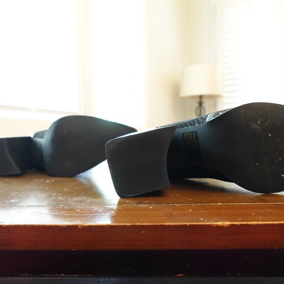 Steve Madden Trinityy Pointed-Toe Pull-On Knit Dress Booties - Picture 6 of 7